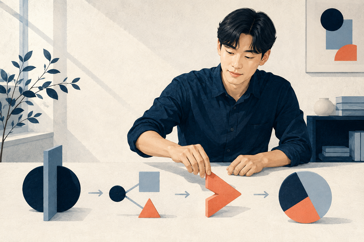 문제에서 변화까지의 성취 경험 흐름